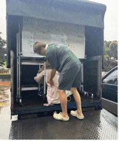 安遷搬家貨車尾門裝載